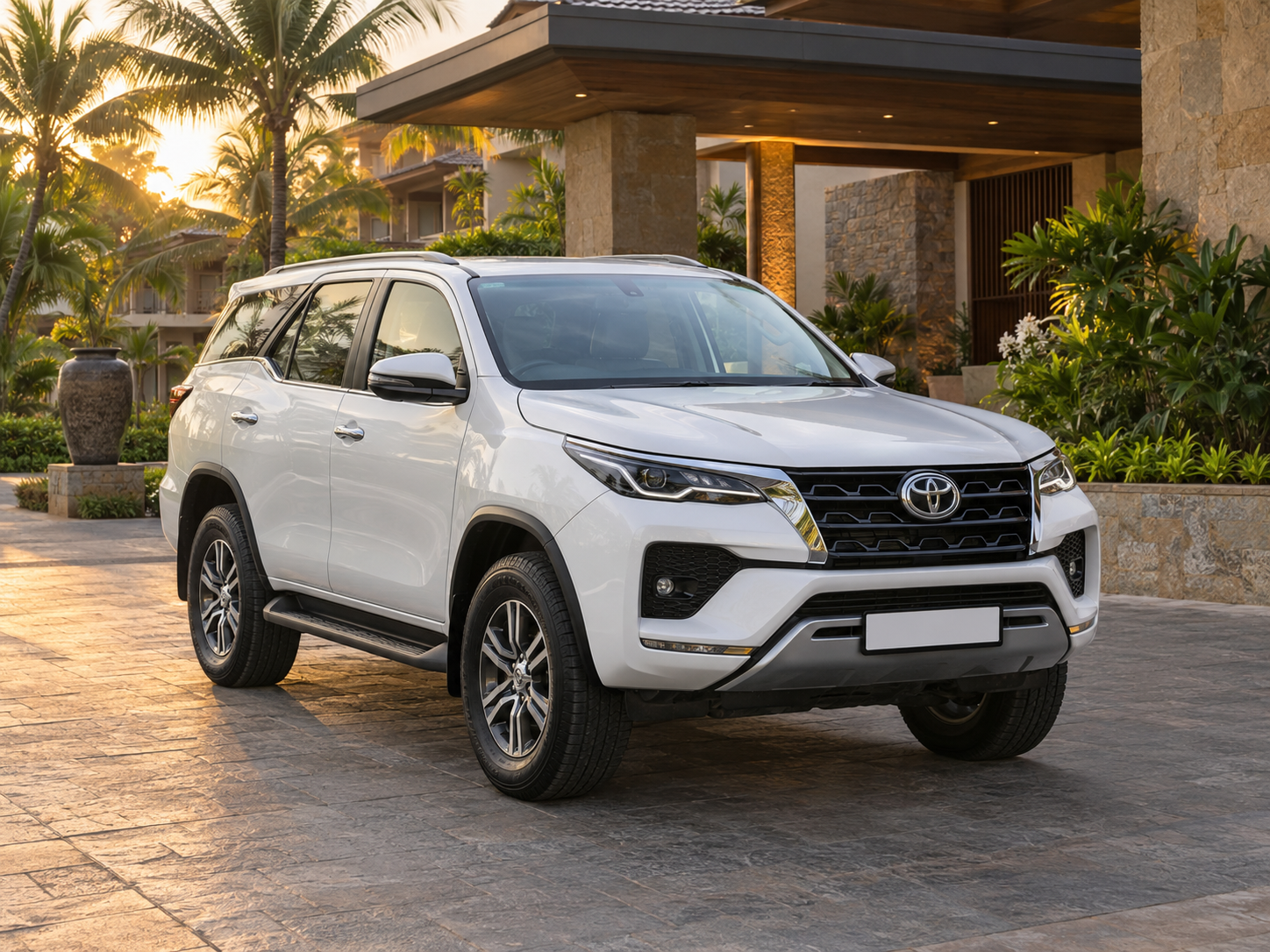 Toyota Fortuner self drive car in Goa